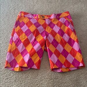 Colorful Plaid Men's Shorts